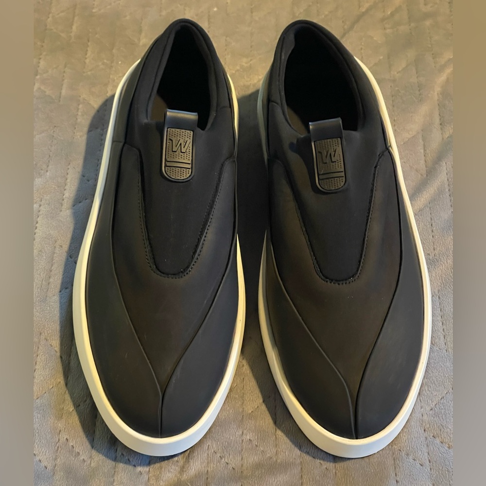 Wolf‎ & Shepherd Cruise shoes W10/M8 black/white NWOB